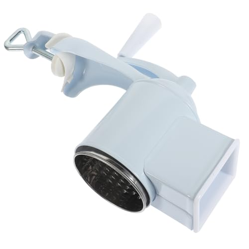 Rallador manual de queso de manivela blanco miniatura 1
