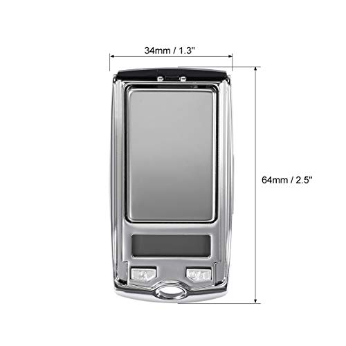 Báscula digital de bolsillo 100g portátil con pantalla LCD miniatura 2