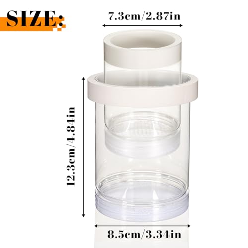 Image of Breeder Box for Fish Tank, Aquarium Breeder Box Plastic Floating Baby Fish Separator for Aquarium Transparent Hatchery Isolation Incubator for Shrimp Betta Clownfish Guppy