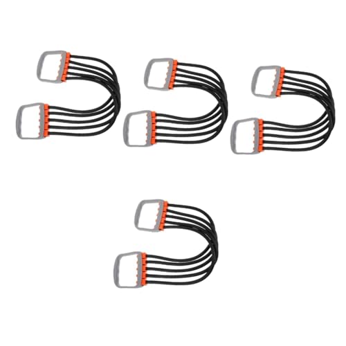 BESPORTBLE 4 Piezas Cuerda De Fitness Resistente Equipo De Gimnasio Levantamiento Banda De Ejercicio Barras De Dominadas Bandas De Resistencia para Hacer Ejercicio De Poleas Black