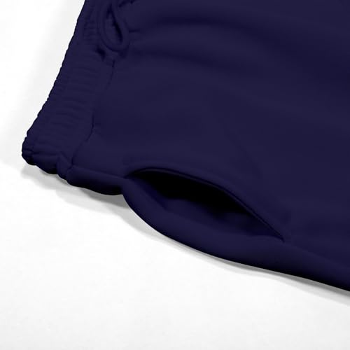 Jogging garçon avec cordon coupe ample confortable navy - 5