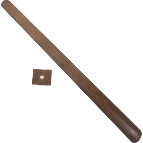 SHOWERORO Calzador de Zapatos de Madera con Mango Lifter Magnético para Casa Flexible y Resistente para Mayores y Embarazadas Protección de Tobillos sin Dañar Calzado
