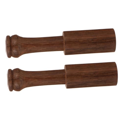 OFFSCH 2pcs Wooden Sound Bowl Stick Durable Singing Bowl Mallet for Meditation Portable Striker for Calm and Peaceful Tones
