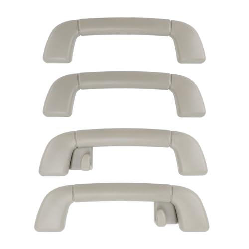 4pcs Interior Roof Pull Grab Rail, Automatic Roof Handle Grab Rail 7461030320 Comfortable Grip Auto Roof Pull Handle Replacement For Camry XV40 2006 2013 Grey