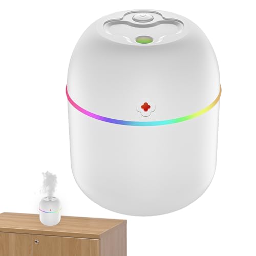 Mini Humidificador Portátil – Difusor De Aire Personal De 220 Ml, Dispositivo De Escritorio USB | Humidificador De Niebla Fría Con Dos Modos De Pulverización, Herramienta Cómoda De Relajación Para Mes Mini Humidificador Portátil – Difusor De Aire Personal De 220 Ml, Dispositivo De Escritorio USB | Humidificador De Niebla Fría Con Dos Modos De Pulverización, Herramienta Cómoda De Relajación Para Mes