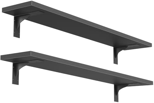 HOOBRO Floating Shelves for Wall, 31.5" Wall Mounted Shelves Set ...