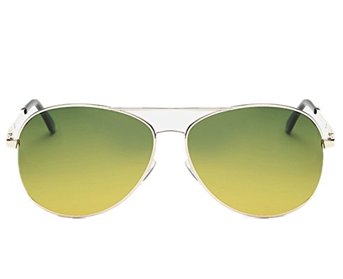 Mens Night View Night Vision Polarized Glasses Driver's Yellow UV400 Driving Sunglasses Goggles (Golden103)2