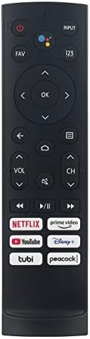 ERF3A90 Replaced Voice Remote fit for Hisense Android Smart TV 75U9DG 55U8G 65U8G 55U7G 65U7G 75U7G 55U78G 65U78G 75U78G 75A76K 55A76K