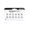 Amazon Basics 12 Pack LR44 1.5 Volt Alkaline Button Cell Battery, Long Lasting Power in Child Resistant Packaging