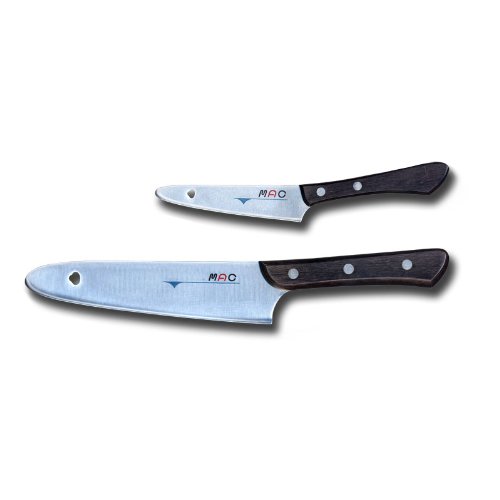 Mac Tools Kitchen Knife Set: Precision Blades Handcrafted in Japan 2 Mac Knife Original Series Starter Knife Set, Set of 2