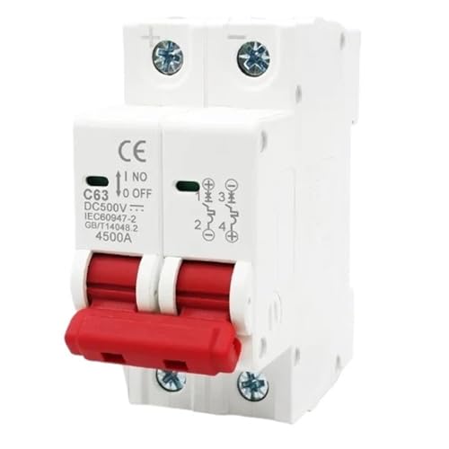 Disjoncteur CC panneaux solaires avec protection contre les surcharges