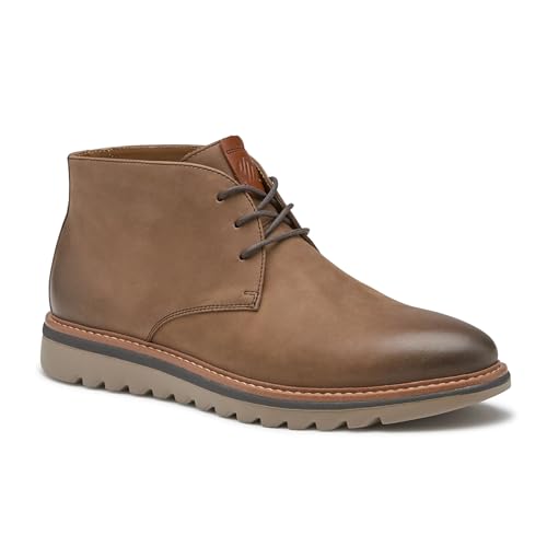 Johnston & Murphy Braydon Chukka Casual Shoes for Men – Leather Boots for Men for Office & Daily Wear