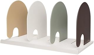 Generi ブックスタンド 本立て ブックエンド 倒れない 仕切り調整可能 ブックスタンド 卓上収納 書類ホルダー ブックオーガナイザー 本棚整理 クローゼット仕切り 滑り止め スライド式 組み立て簡単 カラフル