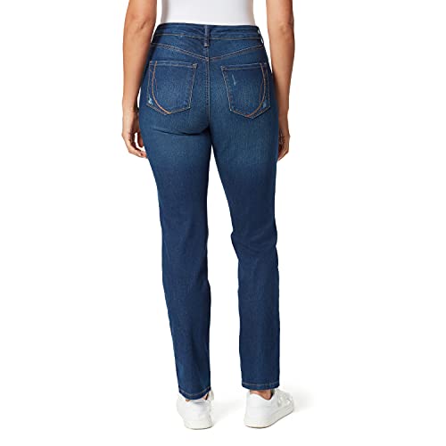 Bandolino Women's Mandie Signature Fit High Rise Straight Jean, Barcelona, 16 Short3