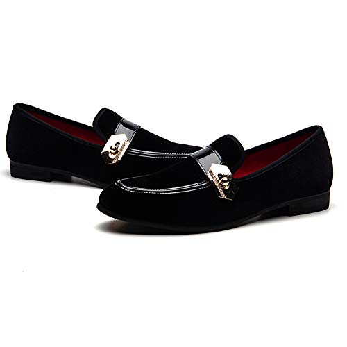 Image of JITAI Men's Lindford Moc Toe Bit Slip-on Penny Loafer Party Shoes