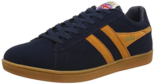 Image of Gola Equipe Suede - Sneakers for Men - Contrasting Wingflash - Heel Return - Durable Cupsole - Low Silhouette
