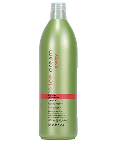 INEBRYA Champú Energético Anticaída-1000 ML, Multicolor, One Size, 1000 Cover