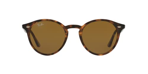 Ray-Ban Unisex Sunglasses Light Havana Frame, Dark Brown Lenses, 51MM3