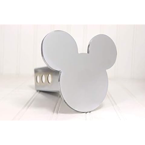 Custom Hitch Covers 12763-Chrome Mickey Mouse Ears Hitch Cover, 2" Cover
