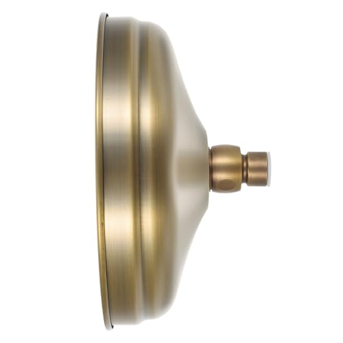 Genérico Cabezal de Ducha Tipo Lluvia Retro de Cobre Rociador de Ducha para Baño Salida Cascada Tamaño Compacto y Ligero Accesorio Adecuado Baño