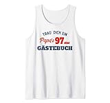 Photo Gallery uomo trag dich ein papas 97. gästebuch - papa geschenk geburtstag canotta Photo Gallery uomo trag dich ein papas 97. gästebuch - papa geschenk geburtstag canotta