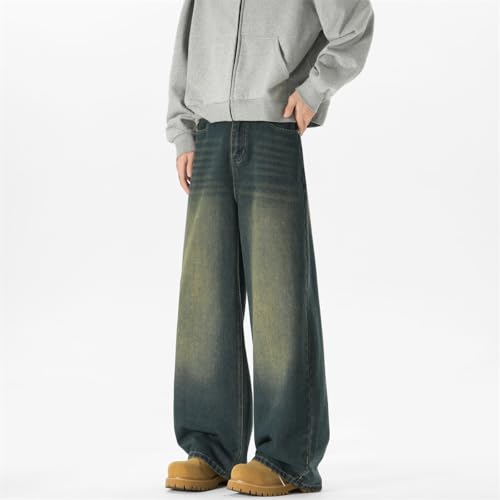 Seidarise Men's Hip Hop Jean Joggers Loose Fit Streetwear Biker Baggy Jeans Pants Stylish Printed Cargo Denim Pants3