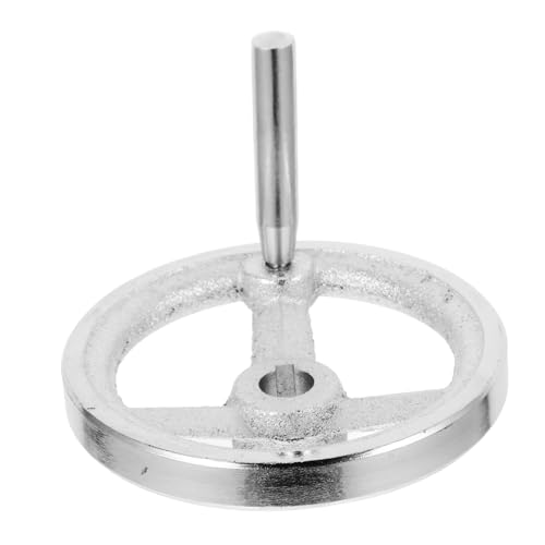 Unomor 1 Set Industrial Lathe Hand Wheel Cast Iron Hand Crank with Precision for Milling Machine Operations and User Friendly Machine Part