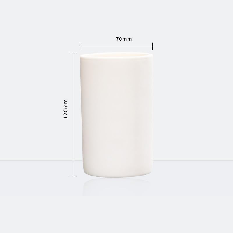 High-Temperature Alumina Corundum Crucible - 5ml to 1000ml for Lab Use, Max Temp 1600°C(400ml)