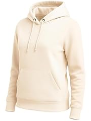 Light Apricot Pullover Hoodie for Women