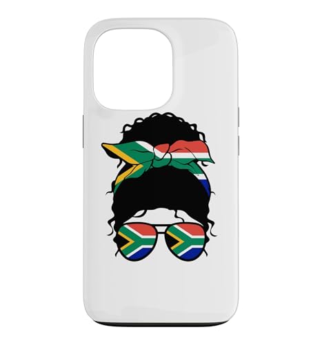 South African Girl South Africa Flag Proud Woman Case for iPhone 13 Pro