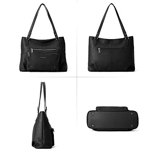 BOSTANTEN Women's Soft Leather Hobo Tote Bag #TOP30