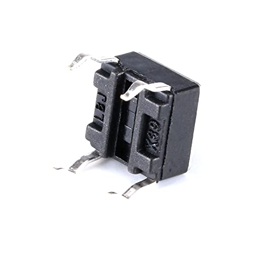 Miniatura 3 de 100 unidslote 0.236x0.236x0.197 in 4PIN táctil táctil micro interruptor botón táctil botón de reinicio automático 26.181 in teclas enchufables botón
