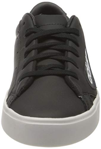 Image of adidas Sleek W, Women's Sneaker, Core Black Crystal White FTWR White, 7 UK (40 2 /3 EU)