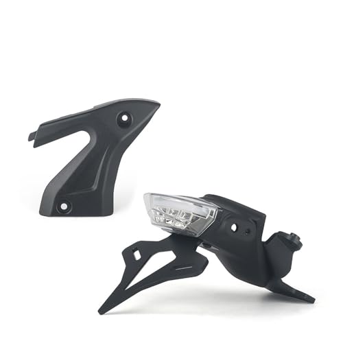 Support de plaque Trident 660 court avec feu stop LED arrière pour moto 2021-2026