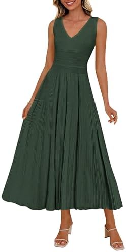 PRETTYGARDEN Summer Dresses for Women 2026 Spring Casual Sleevele...