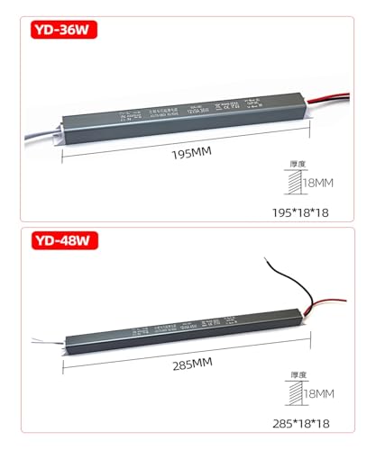 Alimentation boite à lumière LED silencieuse 24V extra-plate