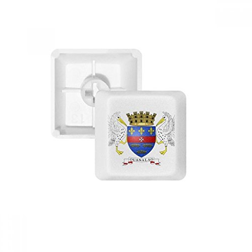 Keycaps PBT Blanc Saint Barthélemy Touches Clavier OEM Luxe