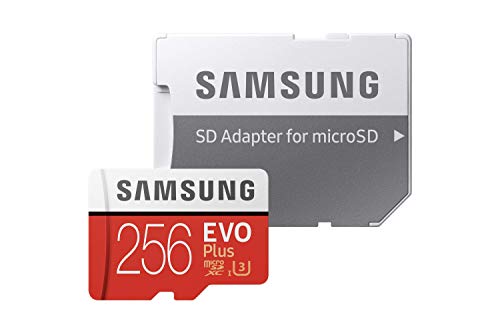 Image of Samsung EVO Plus 256GB microSDXC UHS-I U3 100MB /s Full HD & 4K UHD Memory Card with Adapter (MB-MC256HA)