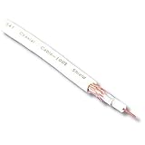 Diámetro exterior: 6,8 mm Lineal ccx17b-10 Bobina Cable de Antena para TV/Caja Blanco