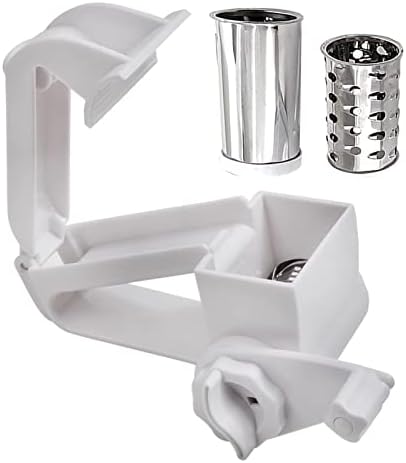 Raxove Cheese Grater,PS Rotary Graters for Kitchen | Removable Kitchen Gadgets and Tools for Pistachios, Almonds, Bread Crumbs, Etc