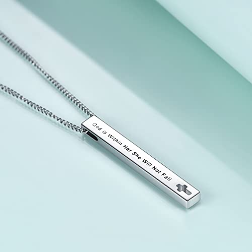 Rnivida Christian Bible Verse Bar Necklaces for Women, Religious Faith Inspirational Birthday Jewelry Gift4