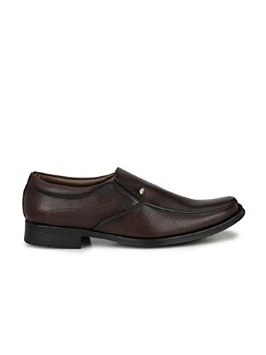 Image of SIR CORBETT Faux Leather Formal Shoes for Men