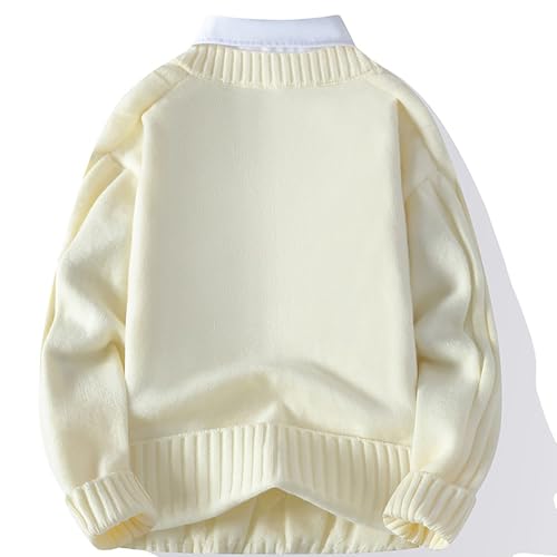 Forro polar cárdigan con v-neck para hombre que busca abrigarse sin perder estilo 3