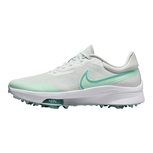 Nike Air Zoom Infinity Tour Next% Men's Golf Shoes, White/Washed Teal/Mint Foam, 8 UK