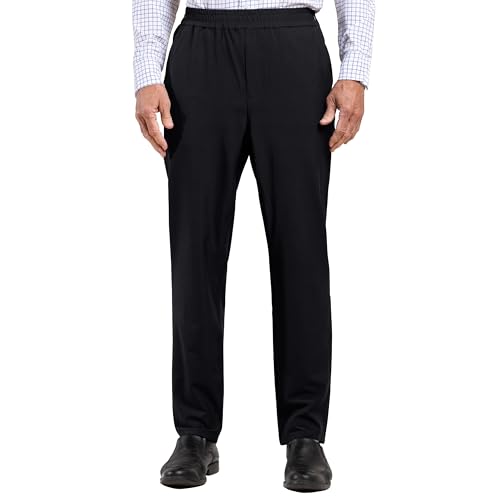 Joe & Bella CareZips® Adaptive Pants for Men - Elastic Waist Easy-Access Side & Inseam Zipper - Alternative to Tear Away