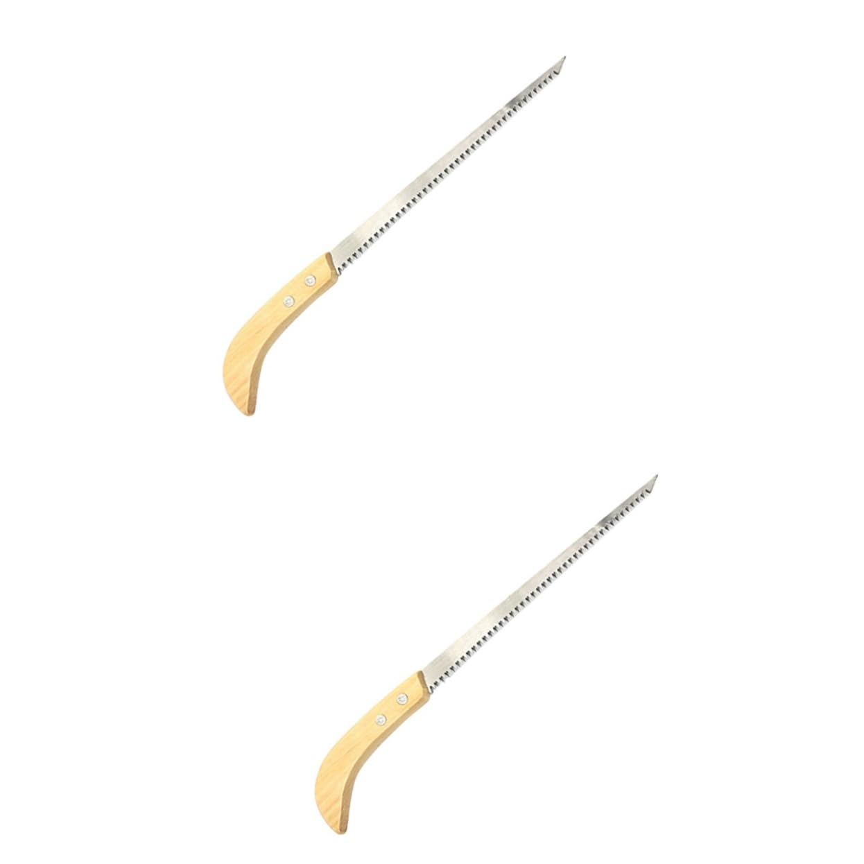 Mini saws para paneles de yeso con mango de madera ligero beige 1