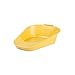 Portable, Easy to Clean Fracture Bed Pan with Built-in Handle - Gold 1 Each