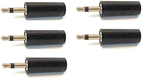 2.5mm Mono SUB-Mini Plug Handle Plastic Grip with Strain Relief (5 Pack)