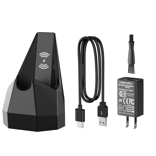 KWRNVO Charging Dock Replacement for Manscaped 4.0 Wireless Charging Stand Base Charging Dock for Manscaped The Lawn Mower 4.0 Electric Groin Hair Trimmer Charger with 4.9FT USB Cable