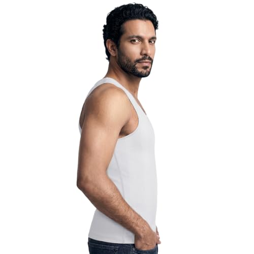 Image of dermawear Men Zenrik High Compression Shapewear Vest for Chest and Abdomen